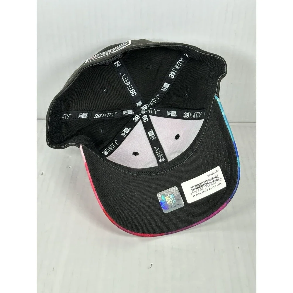 Size L/XL New Era Pittsburgh Steelers 39THIRTY Crucial Catch Flex Fit Hat Cap